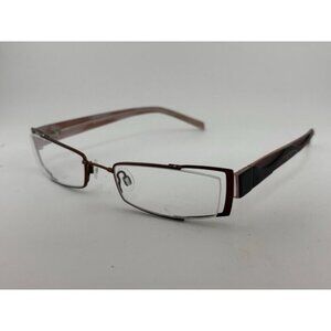 CRUSH TITANFLEX 850019 60-130 Abstract Brown Black Rectangle Glasses Frames